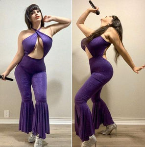 Selena Quintanilla Purple Outfit Cosplay Costume – MJcostume